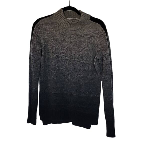 Athleta Gray Sunset Ombre Merino Sweater, S - Picture 1 of 8